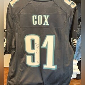 Signed Fletcher Cox Eagles Jersey